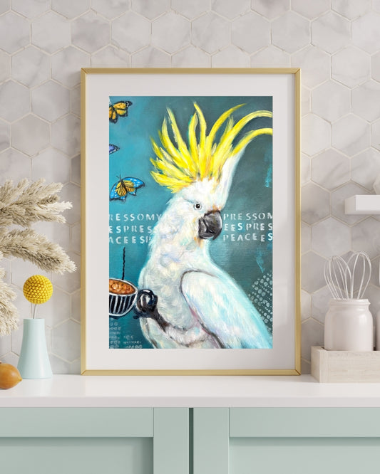 Espresso My Peace - Fine Art Paper Print