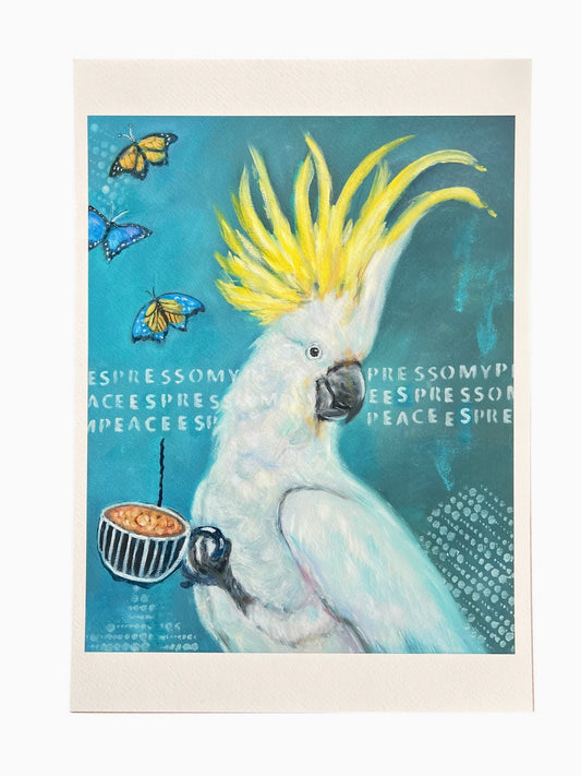 Espresso My Peace - Fine Art Paper Print